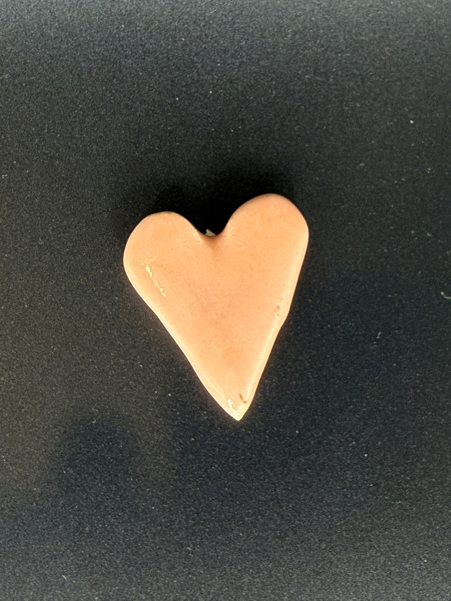 Handmade Heart Ceramic Magnet - Graphic Refrigerator Magnet