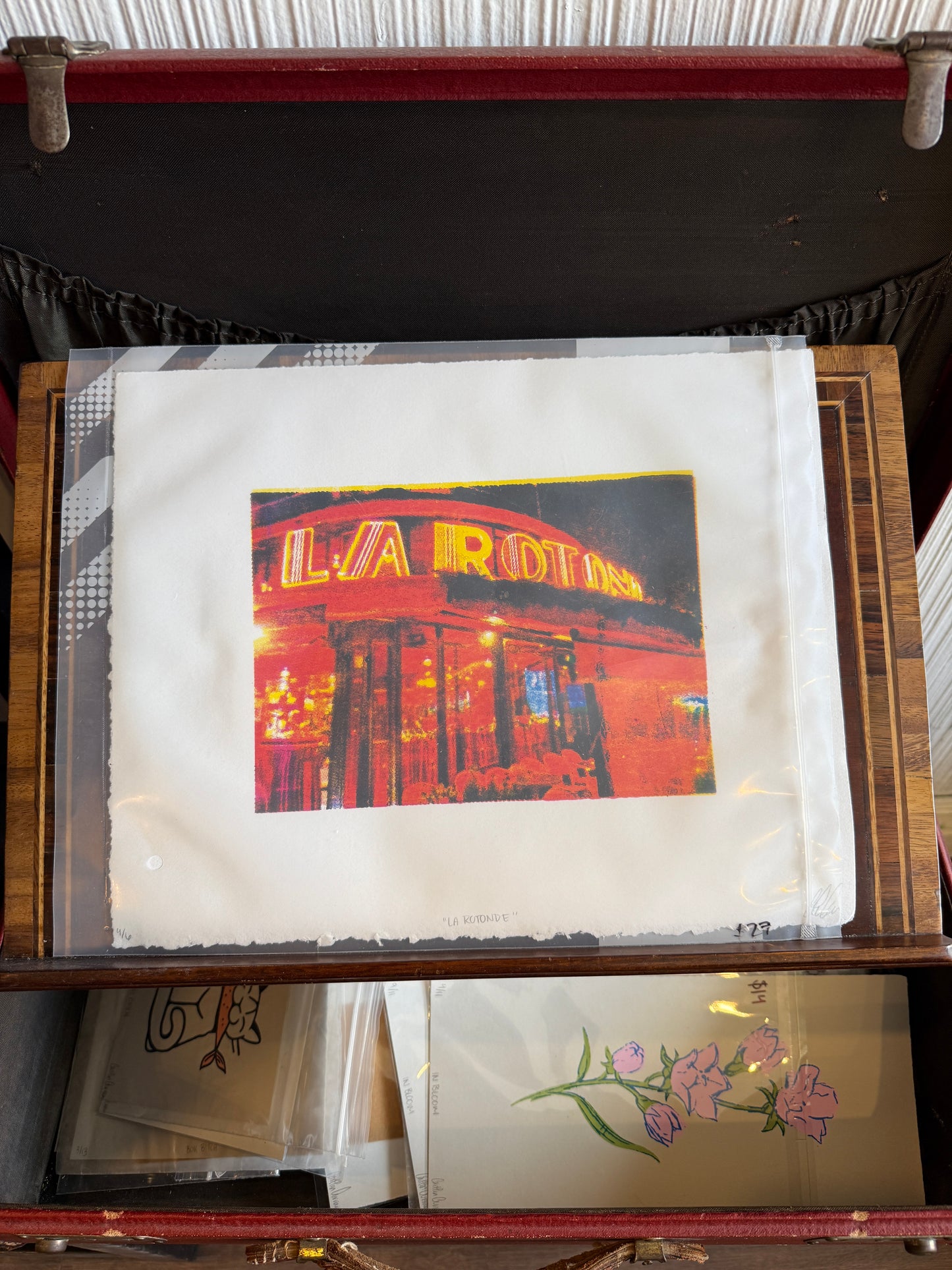 Limited Edition Print "La Rotonde" on Paper - Hand-Signed and Numbered Fine Art