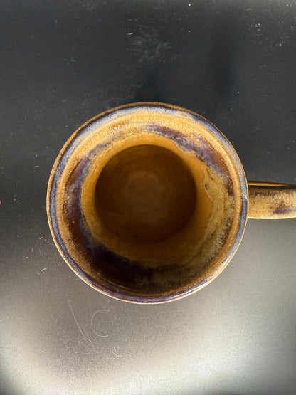 Handmade Yellow Mug with Floral Design – Cheerful & Functional
